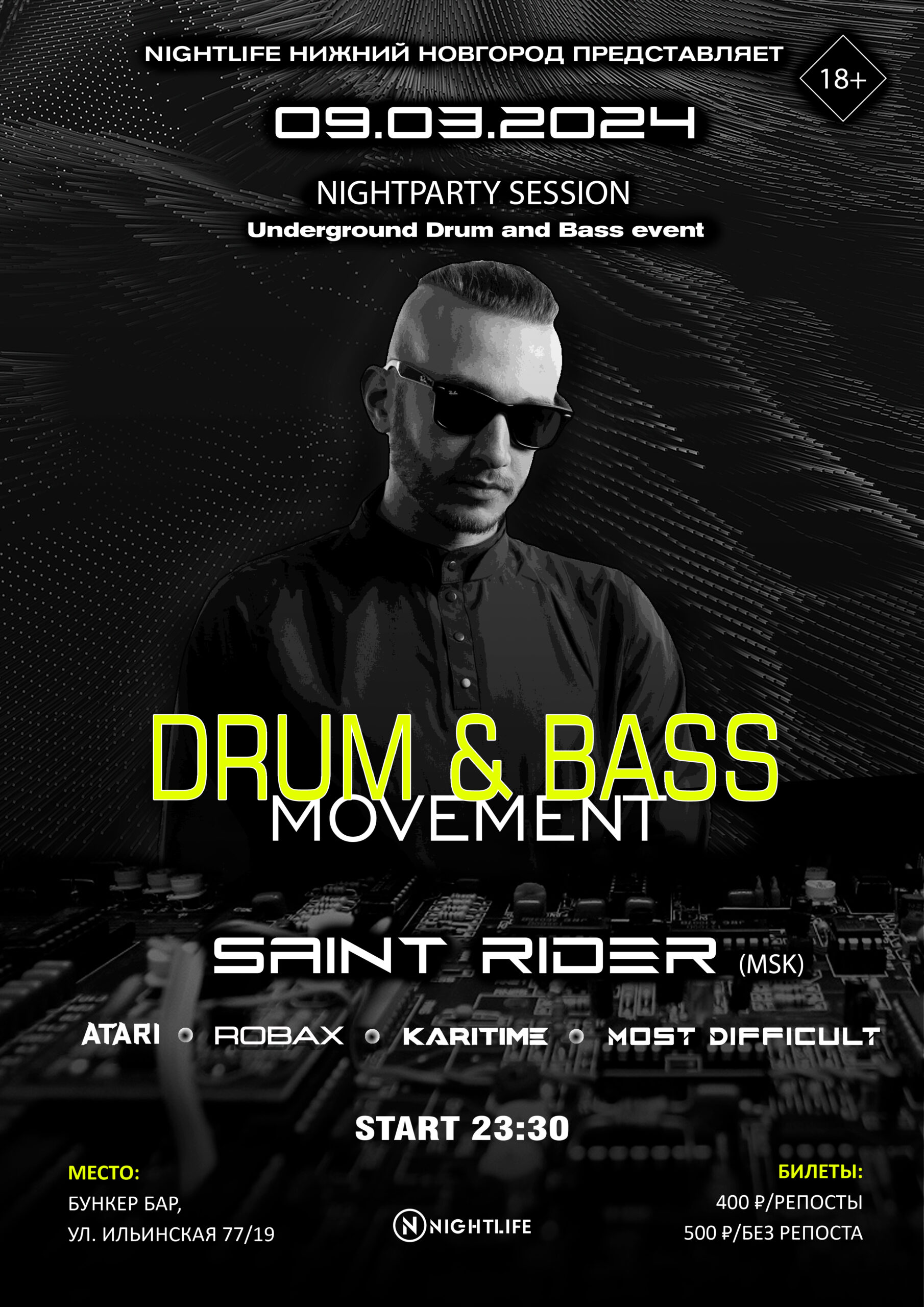 Nightparty session: Drum & Bass Movement